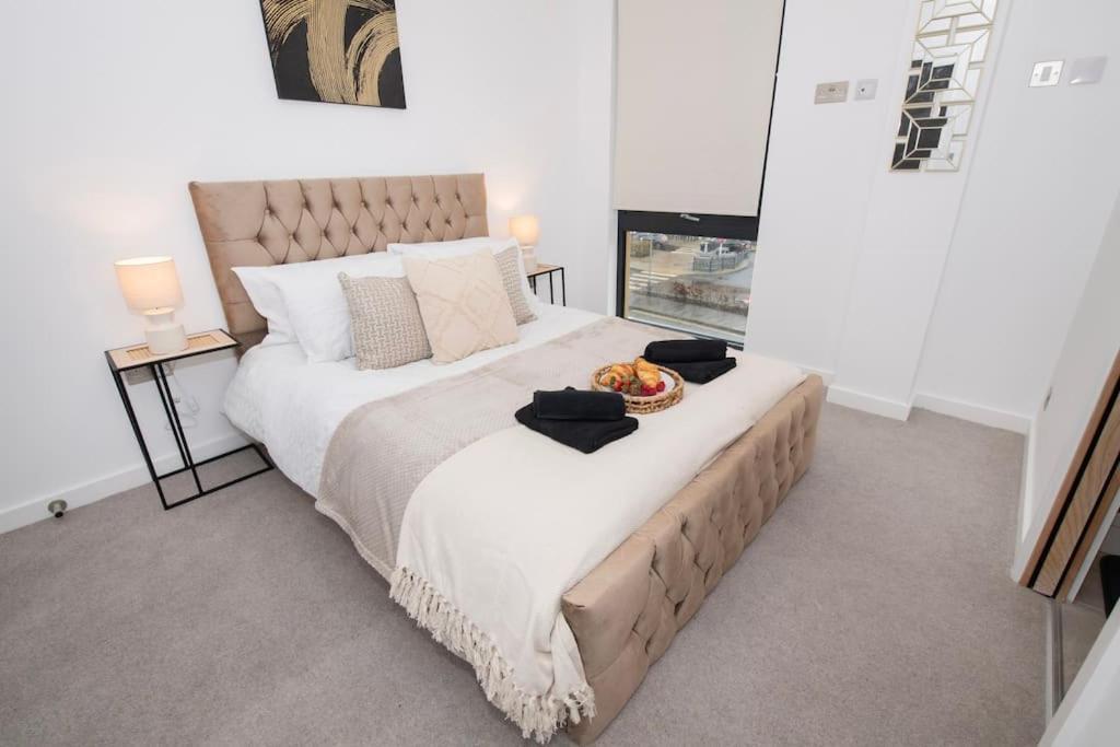 Deluxe 2 Bed York Flat With Gym Sleeps 6 Lägenhet Exteriör bild